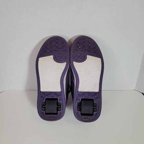 Heelys Propel 2.0 Purple Lace-Up Wheeled Rolling Skate Shoes Youth 4 - Picture 6 of 10